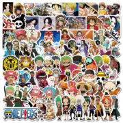 100pcs One Piece Wanted Water Proof Sticker DIY for Laptop Skateboard Phone Case