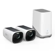 eufy Security eufyCam 3 4K Wireless Home Security System (2-Pack) T8871TW1 - White