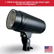 ⚡ 250W Professional Digital Strobe Flash Light – Studio Photography