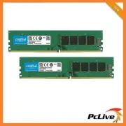 Crucial 16GB DDR4 2400 Mhz Memory 2x 8GB High Performance Desktop RAM PC4 19200