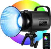 NEEWER CB60 RGB 70W LED Video Light with App Control, Bowens Mount COB Lighting