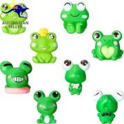 Cute Frog Miniature Figurines Mini Garden Frog Ornaments Animals Model Garden Mi
