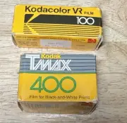 Kodak Tmax 400 Film Exp. 03/1991 & Kodacolor VR 100 Film Exp. 05/1987