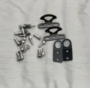 Tie Down Hooks Anchors Bracket. Set Of Four With Bolts And Nuts.