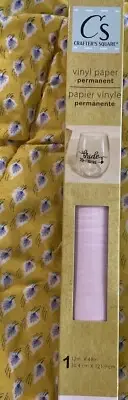NEW Crafter’s Square Light Pink Permanent Vinyl Paper Cutting Machine