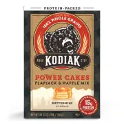 Kodiak Protein-Packed Power Cakes Buttermilk Flapjack Waffle Mix 20oz (12 Pack)