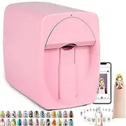 QLXYYFC Portable Mobile Nail Art Printer Tabletop Nail Painting Machine 30s Done,Nail Painting Machine for Nail Salon/Nail Lovers