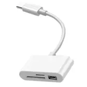 Premium High Grade 3in1 USB Type C to USB Camera Memory Card Adapter Hub
