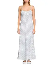 Sandro Striped Maxi Dress