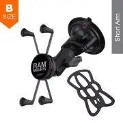 RAM Twist-Lock Suction Cup Large X-Grip Phone Mount Kit 1" Ball