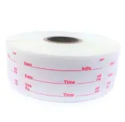 Dissolvable Food Storage Labels for Home and Restaurant Use - Dissolves in