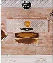 Heidi Swapp, Minc Transfer Folders, 3 Pack, Gold, Card Making Kit, Compatible with Minc Foiling and Laminator Machine, Scrapbooking, Journaling, Crafting, and More