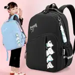 兒童學校背包防水女孩可愛貓咪印花背包大容量骨科 MOCHILA INFANTIL