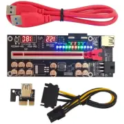 VER018 PRO PCI-E Riser Card USB 3.0 Cable 018 PLUS PCI Express 1X To 16X4150