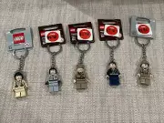 Lego Brand New Set Of 5 Indiana Jones Keychains