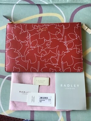 Radley red clutch / Wallet bag BNWT RRP £75.00