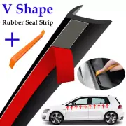 Weatherstrip Car Door Side Window Rubber V- Shape Trim Edge Moulding Seal Strip (for: Audi)