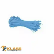 4" x 3 mm Heavy Duty Blue Zip Ties, Cable Ties