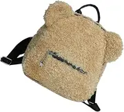 [VALICLUD] Plush Backpack for Girls Bear Ears Design Lightweight for School Office Travel