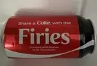 Coke cola collectables - “Firies” Coca Cola Can *Rare*