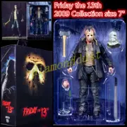NECA 7” Tall Jason Voorhees Ultimate Friday the 13th 2009 Mask Action Figure Toy
