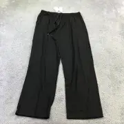 Derek Rose Pants Mens Large Basel Micro Modal Stretch Jersey Lounge Trousers BLK