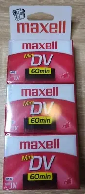 Maxell Mini DV 60 Min Video Cassette Digital Camcorder B15