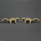 2 x Chopstick Rest Chameleon Intricate Detailing Dining Table Ornament Lizards