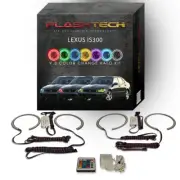 RGB Angel Eye LED Halo kit with IR Remote for 2001-2005 Lexus is300 Headlights (for: Lexus)
