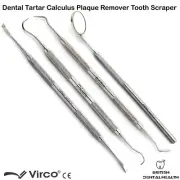 Professional Dental Tartar Calculus Plaque Remover Tooth Scraper Stainless CE
