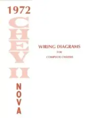 CHEVY II/NOVA 1972 Wiring Diagram 72