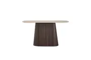 Raimon Furniture Louie Artificial Marble Wooden Laminated Hallway Console Hall Table Travertine