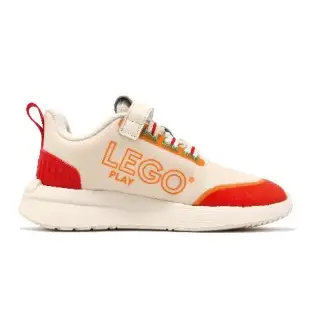 adidas x LEGO 慢跑鞋 LEGO Racer TR EL K 中童 米紅 聯名 樂高 魔鬼氈 愛迪達 GW4000