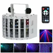 DJ Stage Lights 9 Colors LED Effect Lamp Automatic Control Projector IR Remote