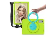 Handle Shockproof EVA Tablet Case for Samsung Galaxy Tab A9+ 11 inch 2023 with Shoulder Strap-Grass