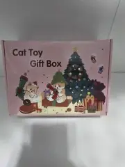 Cat Toy Gift Box With Toy Balls And Launcher