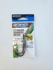 Owner Stinger Swash hooks - 7/0 - 1 pack = 2 Qty