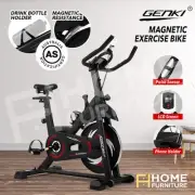 Genki Magnetic Exercise Bike Cycling Stationary Spin Bicycle Training Home Gym