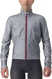 [Castelli] Men's Tempesta Lite Jacket, Silver, 3X-Large
