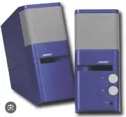 NIB - MediaMate Computer Speakers - Indigo - 262884-020 120V - Factory Sealed
