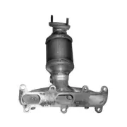 Rear Firewall Side Catalytic Converter W/ Gasket for Hyundai Santa Fe 2001-2006