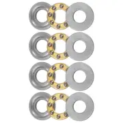 F6-14M Thrust Ball Bearing 6x14x5mm Brass with Washers ABEC3 4pcs