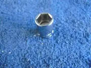 Snap-On Tools USA 1/4" Drive 6pt 7/16" SAE Shallow Chrome Socket TM14 NEW