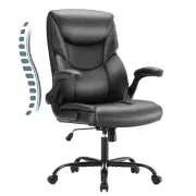 Ergonomic Computer Gaming Office Chair, Heavy Duty Task Desk Swivel Rolling C...
