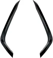 Car Front Bumper Spoiler for Vw for CC 2017 2018 2019 2020 Car Front Bumper Splitter Side Spoiler Air Vent Wind Knife Body Kits Car Spoiler Accessories(Glossy Black)