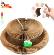 Accordion Magic Organ Cat Scratching Board Toy - Kitty Kurlz Ball Scratch Pad Sc