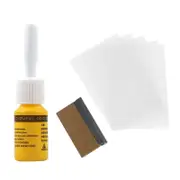 Windscreen Repair Kit - Cracks Gone Glass Repair - Auto Glass Nano-Repair Fluids White 3pcs