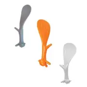 3 Piece Non-stick Rice Spoon Fashion Rice Cooker Dishes Gray，White，Orange