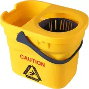 Commercial Mop Bucket with Wringer Portable Collapsible Plastic Mop Bucket Clean