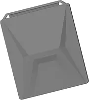Satellite Protective Case for Starlink Mini Satellite Dish, Portable Shockproof Rainproof Full Cover Shell with Black Sticker, for Outdoor Activities Travel (Black) (White) (Gray)